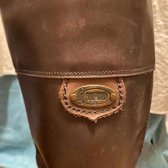 𝅺🌷anfibio🌷 Brown Leather Outdoor Performance Boots  - Picture 7 of 10
